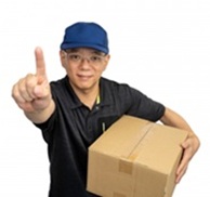 宅配配達人画像
